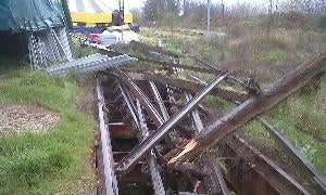 Levantan parte de las vías de la Ruta de la Plata en Béjar para montar un circo