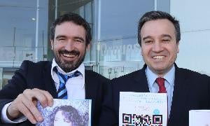 Jordi Gimeno y José Ramón Alonso. / HENAR SASTRE