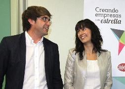 Miembros de la directiva de AJE (Asociación de jovenes empresarios de Segovia) presenta el programa 'Creando empresas con estrella'. / Ical