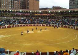 Charcos en la plaza vallisoletana./ R. Ucero