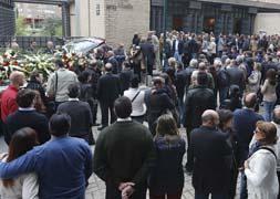 Funeral del hostelero Javier Sinovas. / G. Villamil