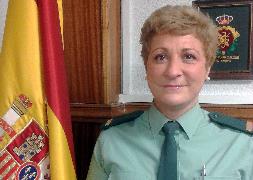 Rosa María Olleros, en su destino actual en la Dirección General de la Guardia Civil. / EL NORTE