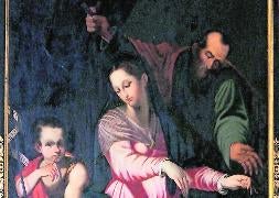 La asociación Alejo de Vahía restaura varias obras del Museo de Becerril
