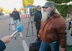 Juan Manuel Valentín Tejero, a la salida de la cárcel./ Europa Press
