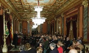 Los asistentes, en el espectacular salón. / G. Villamil