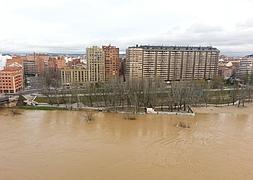 Aspecto del Pisuerga en Valladolid el martes pasado. / Laura Negro