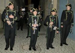 Las bandas de las cofradías de la Vera Cruz de Baltanás y de Palencia. / L. A. CURIEL