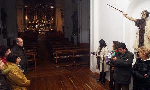 Visita guiada que ha tenido lugar al convento de San José, en uno de los actos preparatorios del aniversario teresiano. / A. de Torre