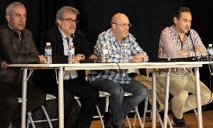 Un momento de la asamblea celebrada ayer. RICARDO OTAZO