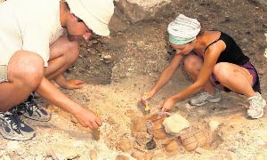 Trabajos en Pintia. / A. O.