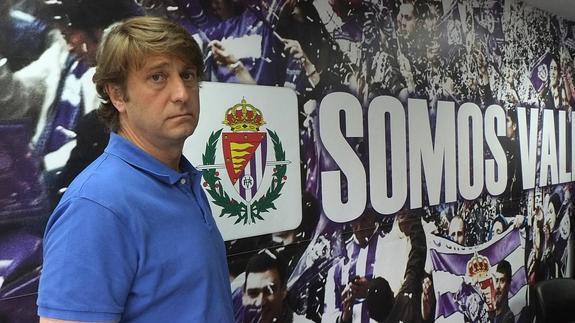 El presidente del Real Valladolid, Carlos Suárez.