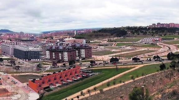 La nueva infraestructura unirá el cerro conl a franja verde de Villa de Prado. /