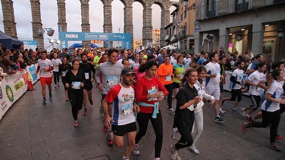 Momento de la salida de la Sanitas Marca Running.
