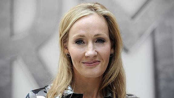 La escritora J.K. Rowling