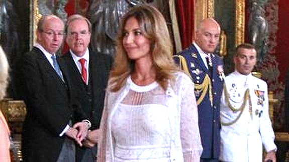 Mariló Montero en la recepción oficial