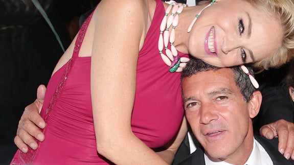 Sharon Stone y Antonio Banderas