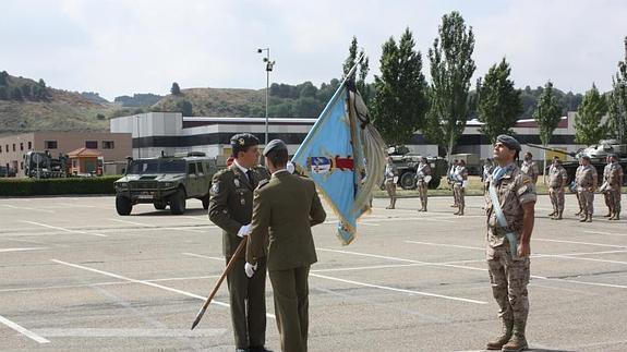 Relevo en la unidad de combate Gcreco VII en Santovenia