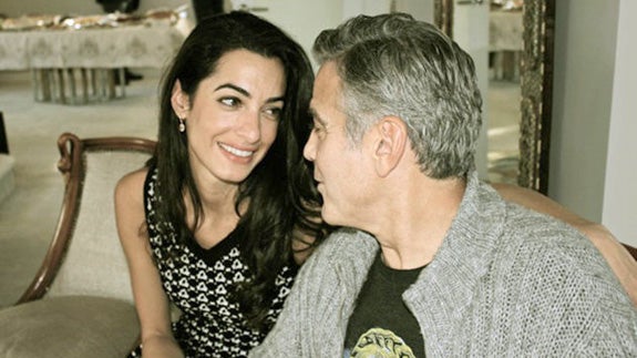 George Clooney y Amal Alamuddin