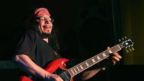 Amador durante un concierto ern Segovia en 2008. 