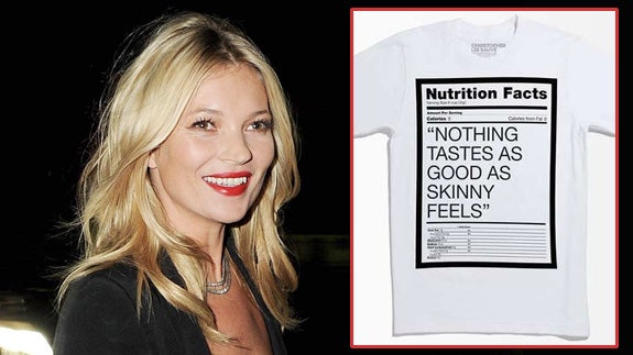 Kate Moss y la polémica camiseta