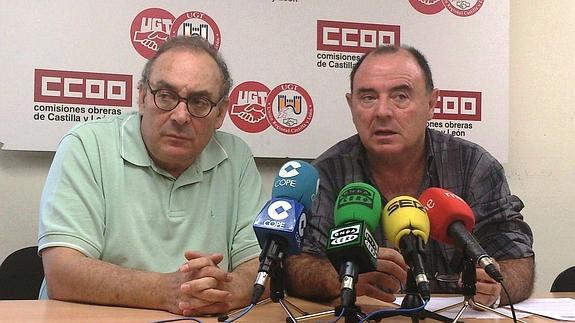 José Antonio López Murillo y Miguel Ángel Mateo, en la rueda de prensa. 