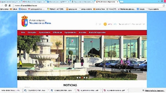 La nueva cara de la web del Ayuntamiento de Villares.