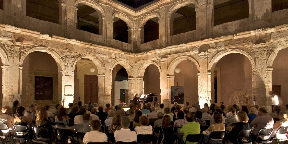 El Palacio Ducal de Medinaceli durante un concierto. 