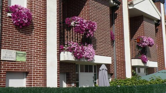 Tudela se engalana para sus fiestas con la decoración de 24 balcones