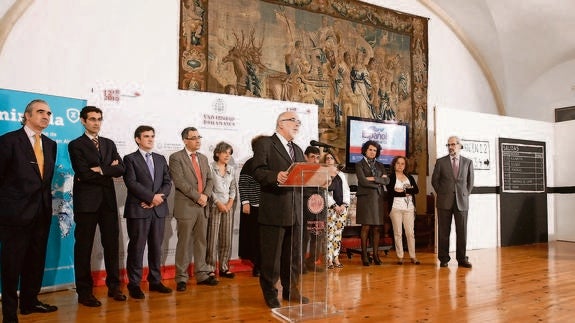 Presentación a la comunidad universitaria del curso ‘Español Salamanca A2’, celebrada el 20 de mayo en la Casa Museo Unamuno. 