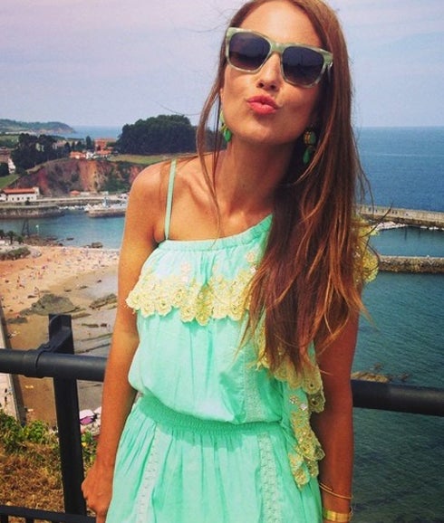 Paula Echevarría en Candás.