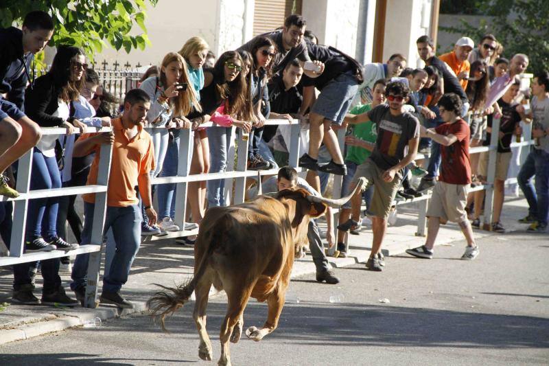 Uno de los encierros que tuvo lugar en la localidad. A. O.