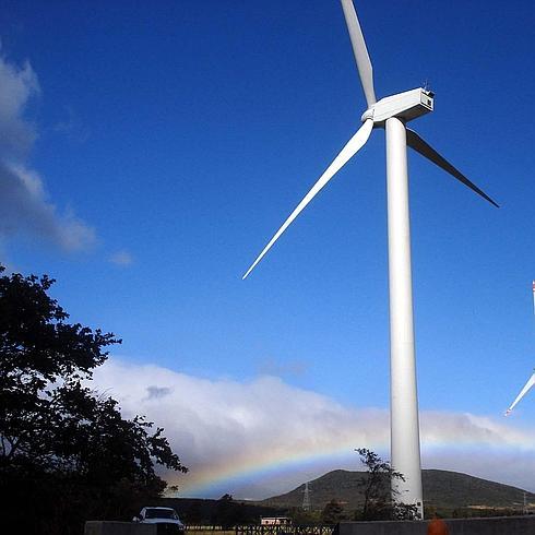 Parque eólico de La Ventosa, en México. 