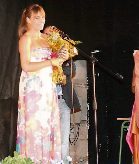 Carolina Casado recoge su premio