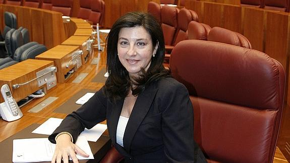 Arenales Serrano, en 2008, cuando era senadora y procuradora de las Cortes de Castilla y León 
