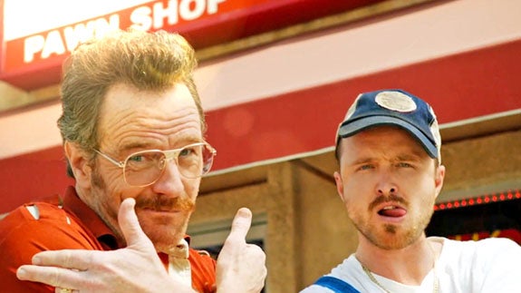 Bryan Cranston y Aaron Paul. 
