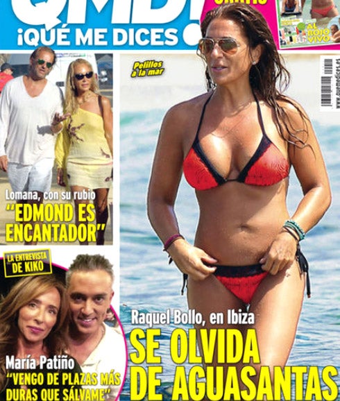 Raquel Bollo, en la portada de 'QMD!'. 