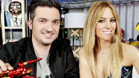 Xavi Rodríguez y Edurne., presentadores de 'Todo va bien'. 