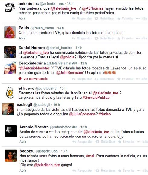 Críticas a Antena 3 y TVE