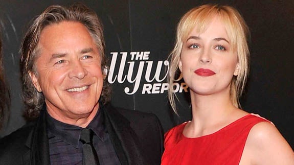 Don Johnson con su hija Dakota