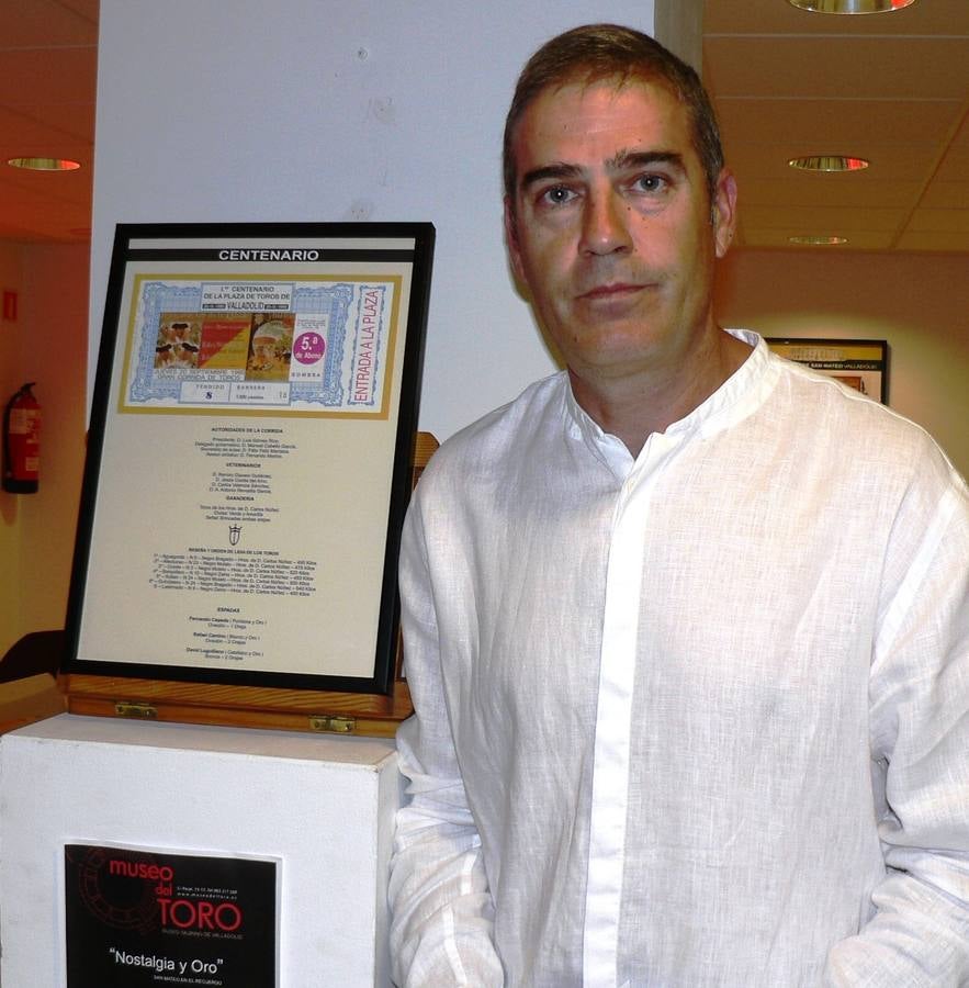 Mario Martín, en el Museo del Toro.