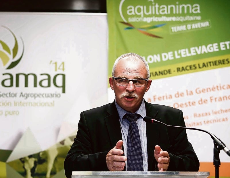 Dominique Graciet, presidente de las Cámaras Regionales Agrarias de Aquitania