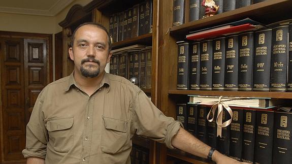 El escritor Francisco Javier Pérez, premio Ateneo Ciudad de Valladolid. 