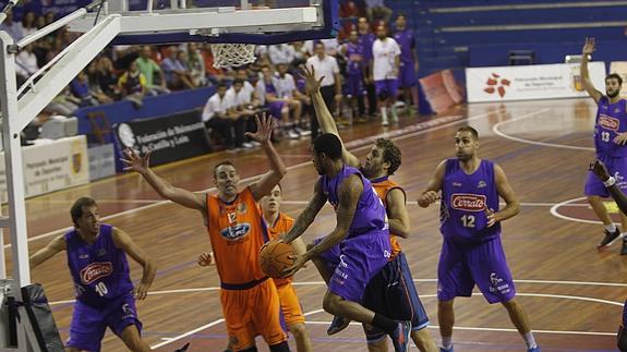 Gabe Rogers, durante el partido de semifinales ante el Óbila del pasado viernes. 