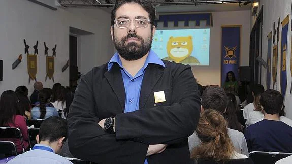 José Luis Farias, director y creador del Mercado de Animación, Videojuegos y New Media 3D Wire, inaugurado ayer en Segovia.
