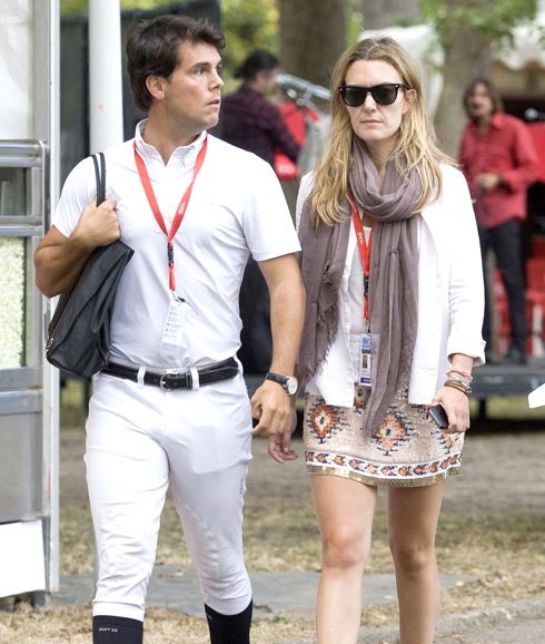 Marta Ortega con Sergio Álvarez