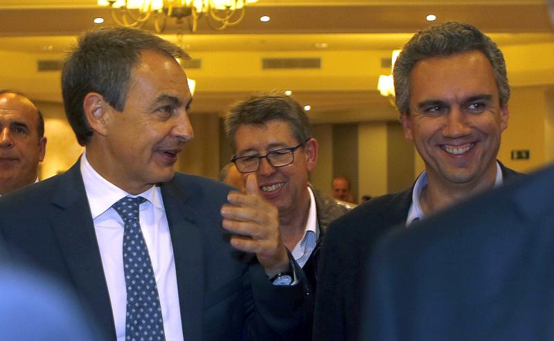 Zapatero: «Pido a mis compañeros que apoyen a Luis Tudanca como lo hicieron conmigo»