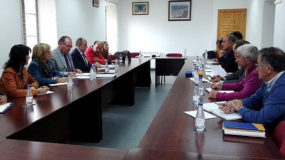 Reunión del grupo del PP en Castrillo de Onielo.