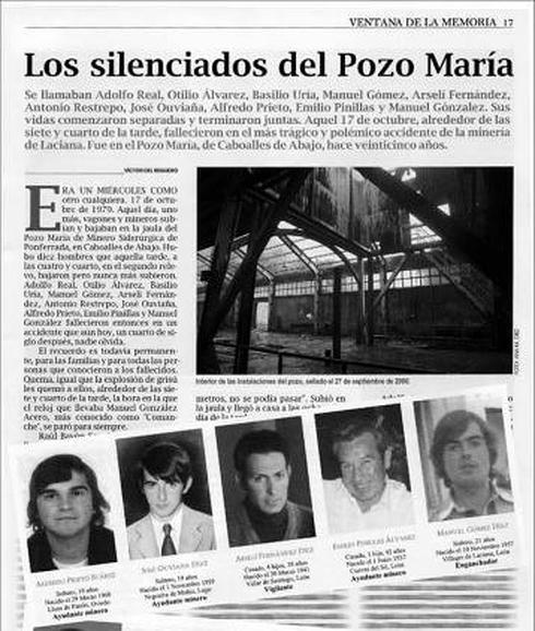 Reportaje de la revista El Mixto, publicado en 2004, cuando se cumplian 25 años del accidente. 