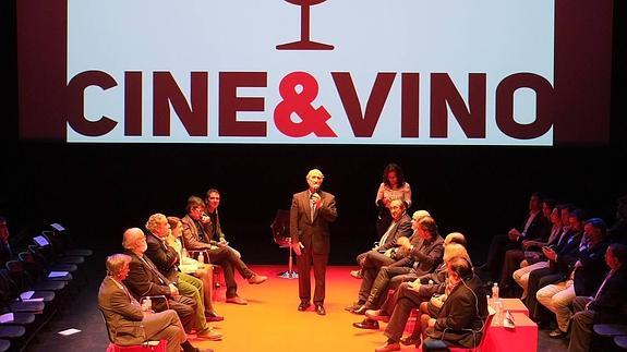 Gala de inauguración de la sección 'Cine y Vino'' en la Seminci.