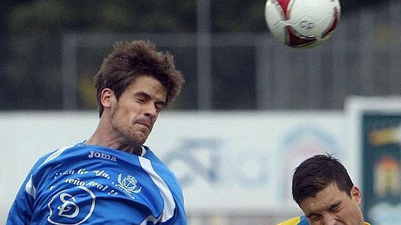 Guillermo, durante un partido de la temporada pasada. 